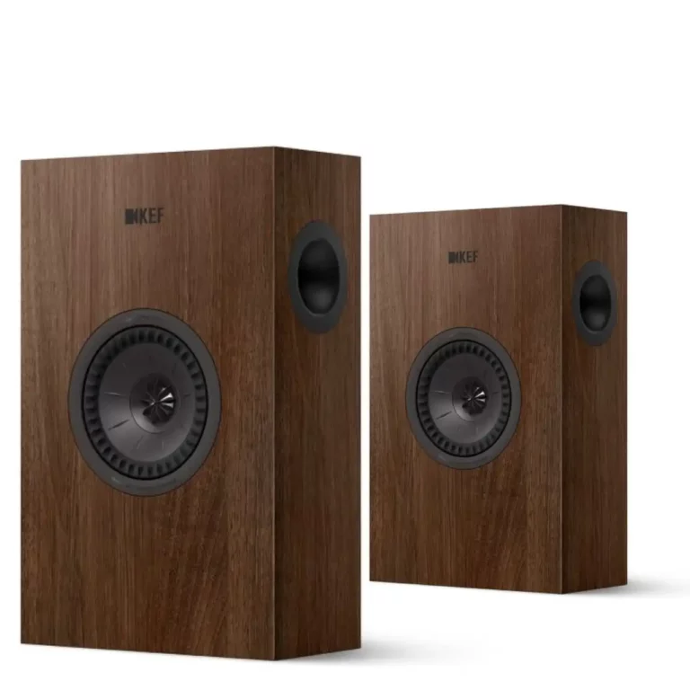 KEF Q4 Meta On-Wall Speaker – Walnut (LCR)