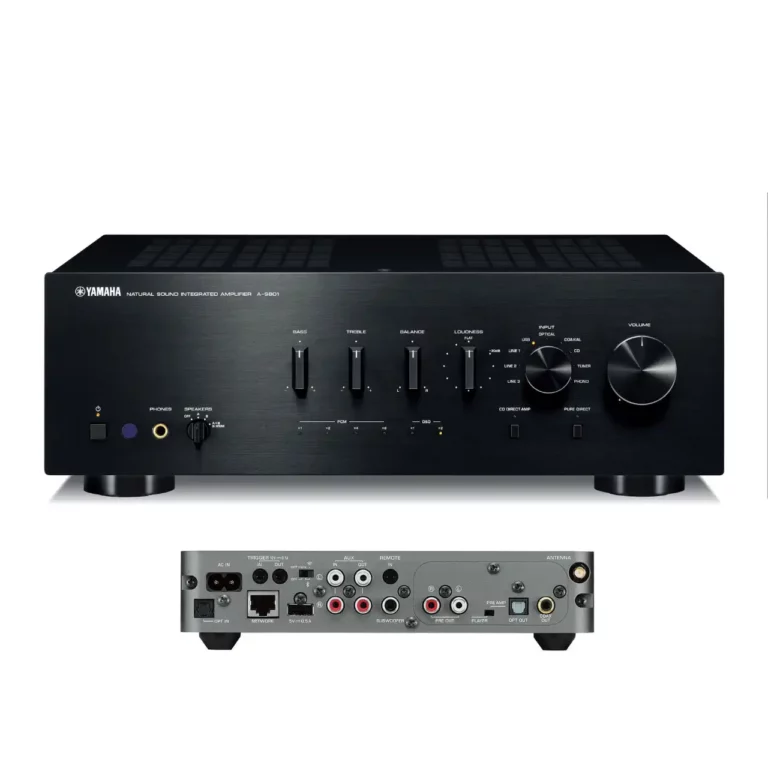 Yamaha WXC50B et Yamaha AS801 Noir - Paquet