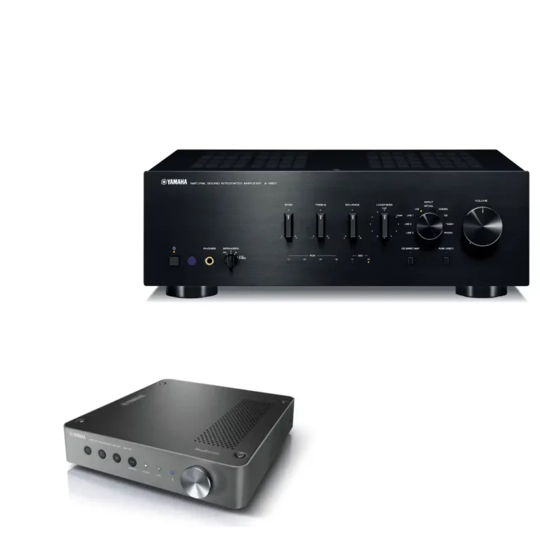 Yamaha WXC50B et Yamaha AS801 Noir - Paquet
