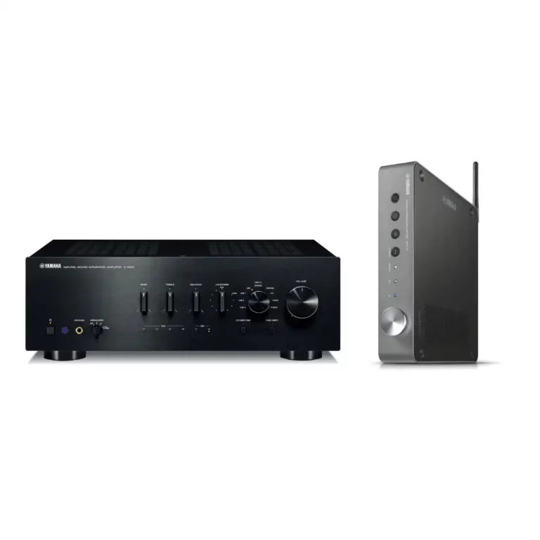 Yamaha WXC50B et Yamaha AS801 Noir - Paquet
