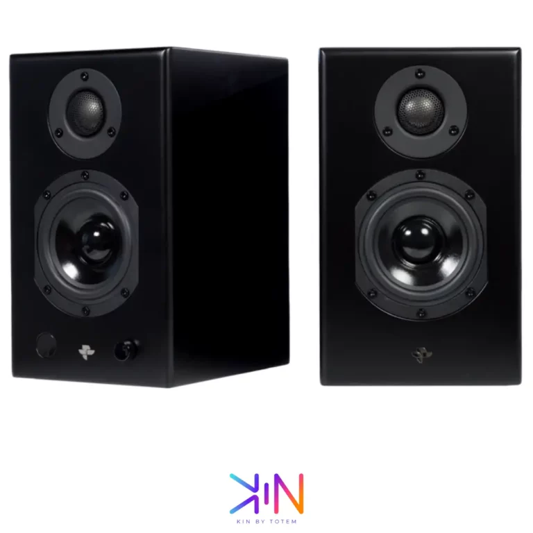 Totem Acoustic Kin Play Mini Powered Bookshelf Speakers Colour Satin Black (Version 3)
