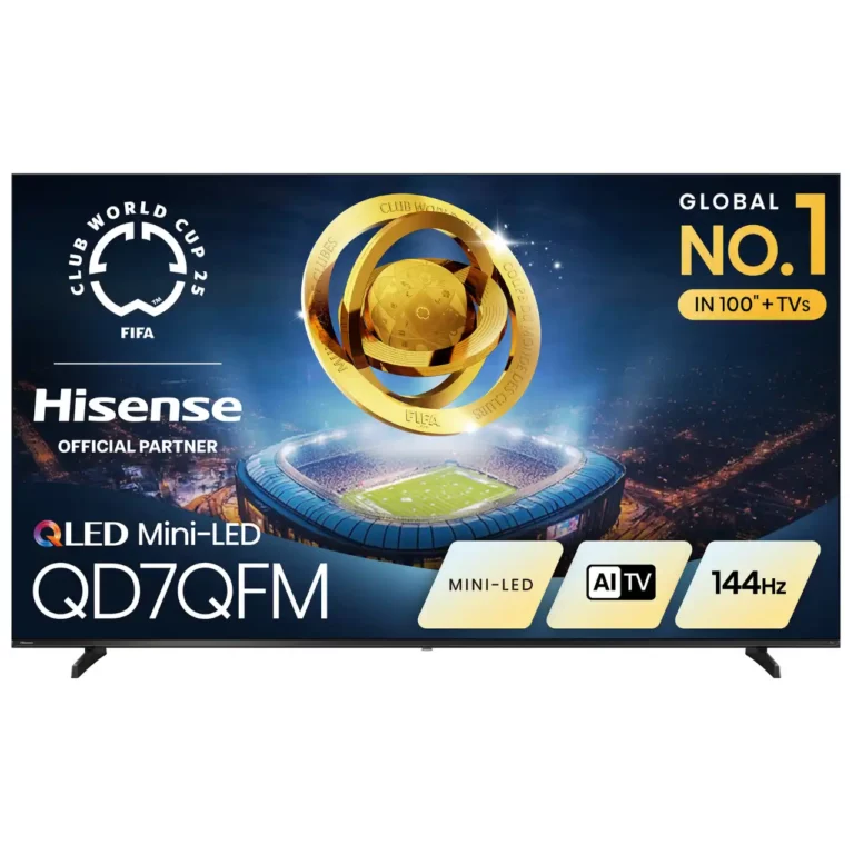Hisense 85 Pouces QD7QFM 4K Téléviseur Intelligent