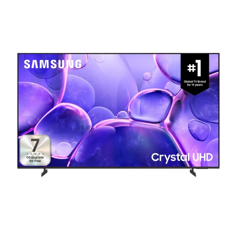 Samsung U8000F 58 pouces Crystal UHD 4K TV (Modèle 2025) – Téléviseur Intelligent