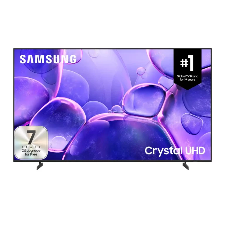 Samsung U8000F 70 pouces Crystal UHD 4K TV (Modèle 2025) – Téléviseur Intelligent