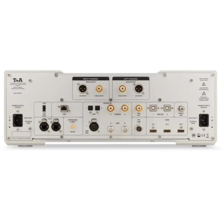 T+A SD 3100 HV DAC de Streaming Titane